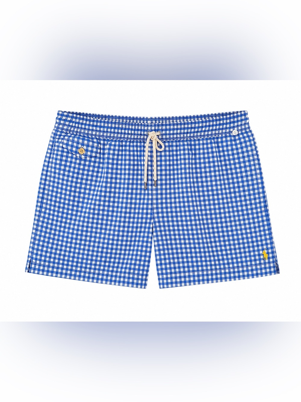 Ralph Lauren Blue & White Gingham swim Shorts